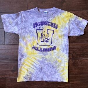 Lightning bolt tie dye t shirt